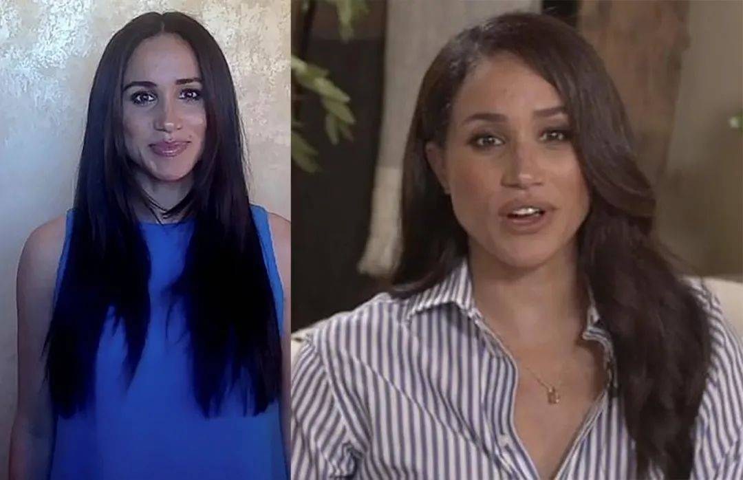 淑女|39岁梅根穿吊带裙“扮嫩”，头小肩膀宽真壮实，淑女马尾挡不住胖