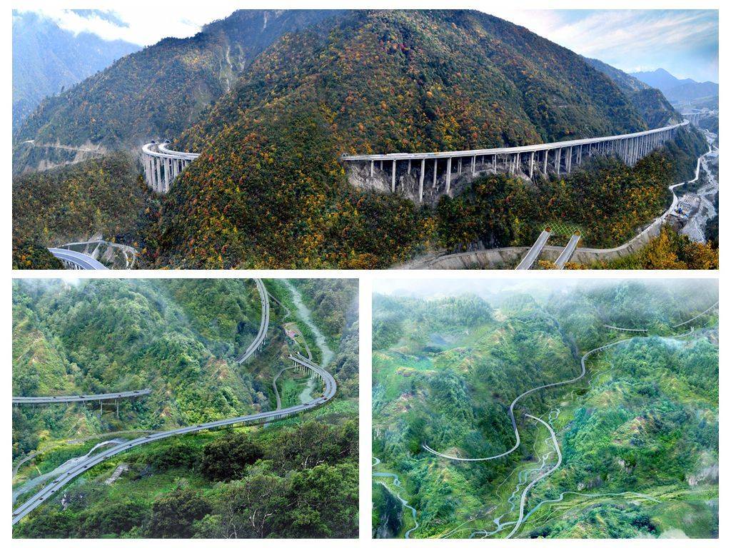 中国有一条著名的双螺旋隧道,堪称公路建造史上的奇迹,它就是雅西高速