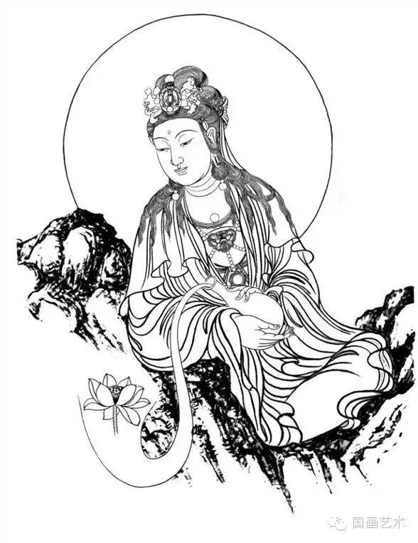 观音菩萨 怎么画 2f9b39b986014cbc83bc9f8add9ec7d4.jpeg