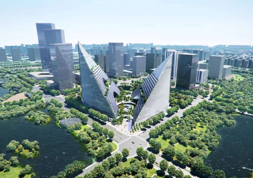 总投资21.5亿元 vivo全球AI研发中心落户杭州未来城_大楼