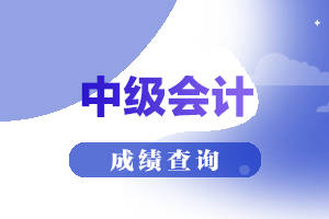 职称|2020年中级会计职称考试成绩查询入口！