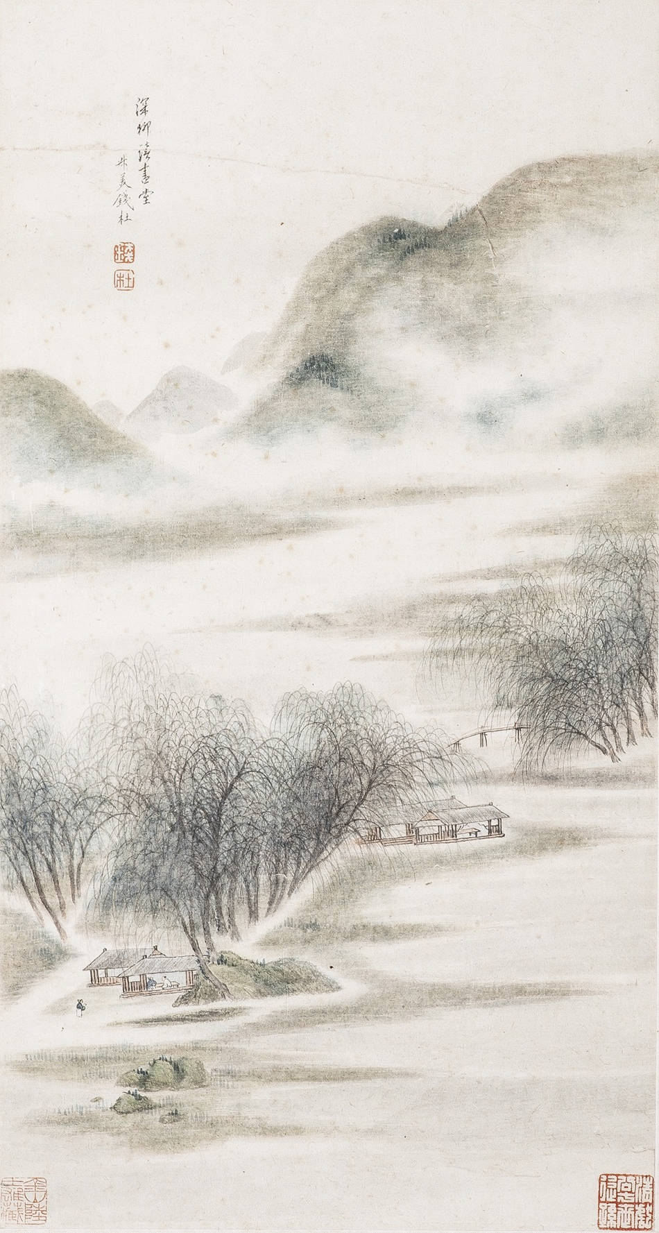 诗画欣赏陆龟蒙冬柳