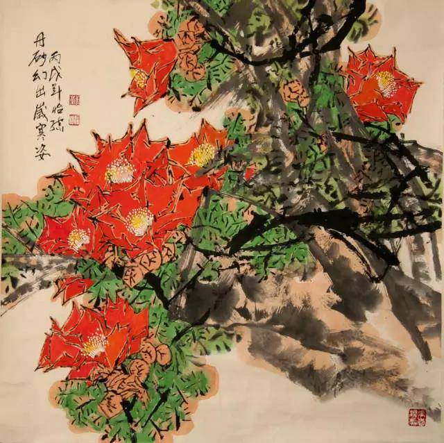 中国花鸟画大家—郭怡孮_作品