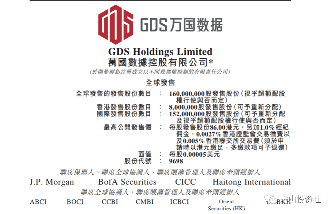 港股打新 | 万国数据回港二次上市,云计算idc服务商能否获得青睐