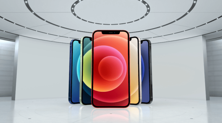 iPhone12系列手机均支持5G_iPhone12五种颜色