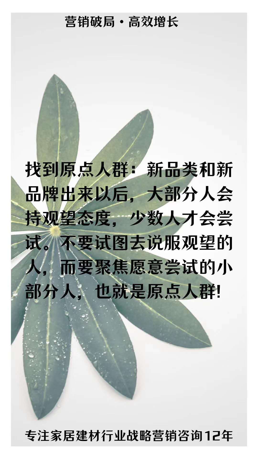 大部分|刘登榜老师战略营销语录：原点人群！