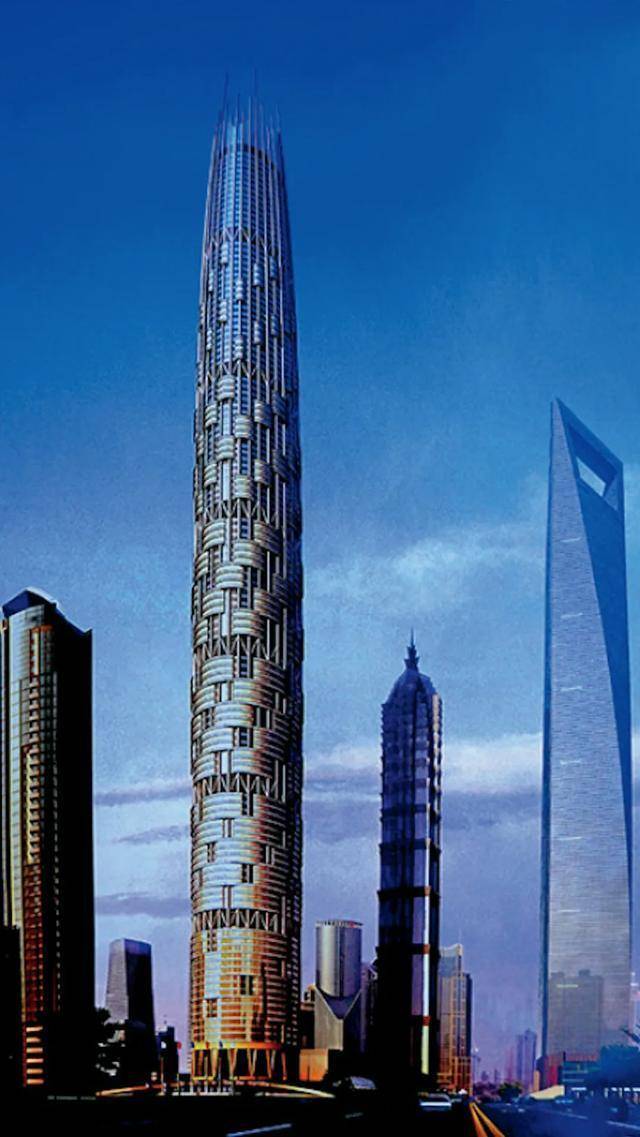陆家嘴三叉戟之上海中心大厦_建筑