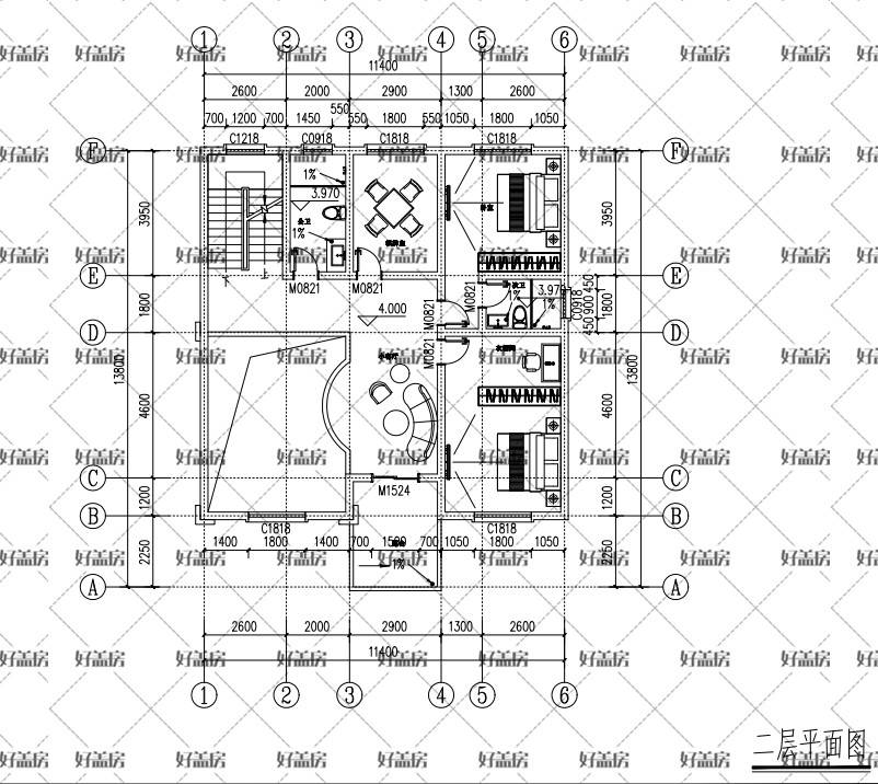 农村二层半普通自建房