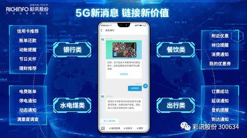 消息|彩讯股份打造5G新消息平台，致力创造信息服务新价值