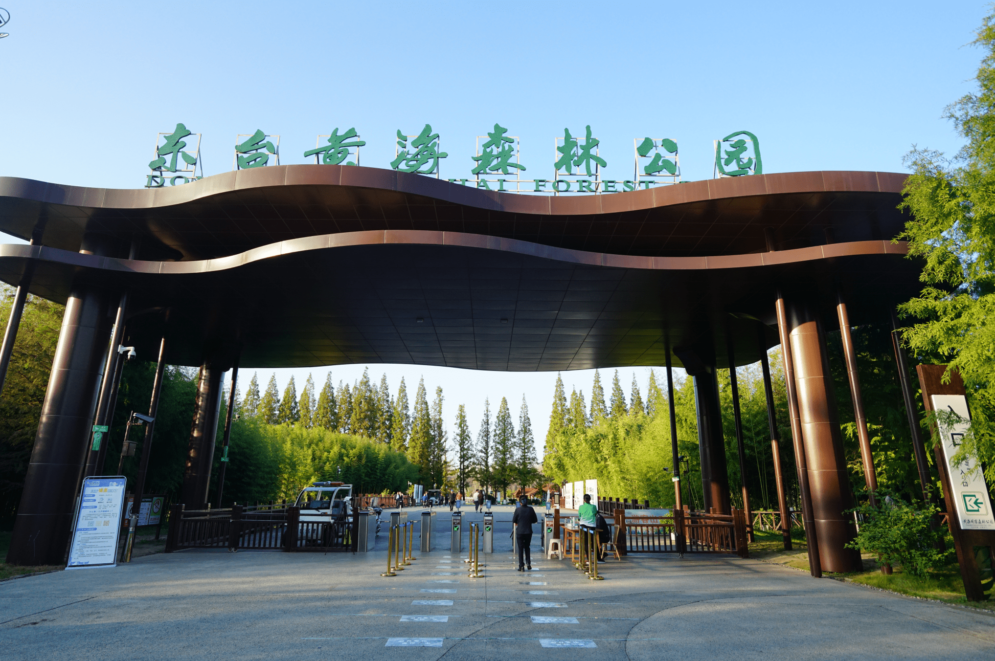 华东最大的人造生态园林，简直是森林氧吧，犹如置身绿色的海洋_长廊