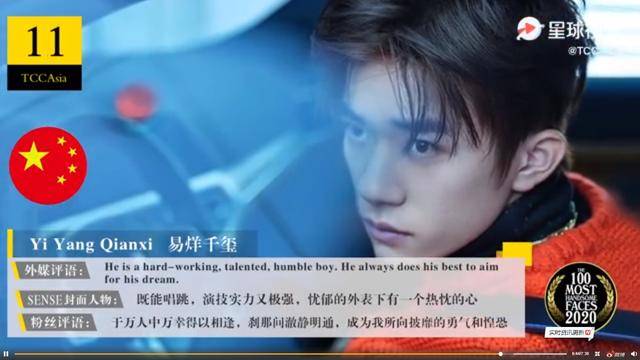 亚太最美100排名2020_2020亚太地区最美面孔排行:肖战蝉联第一,赵露思第