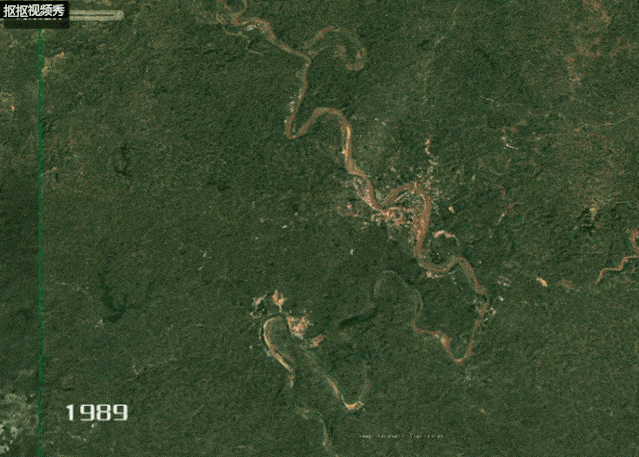 1985-1988年内江卫星地图