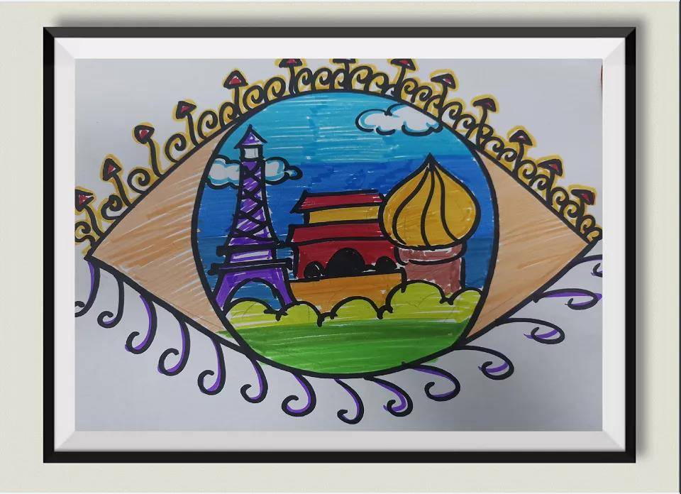"我眼中的世界--可爱新疆"公益绘画作品展示