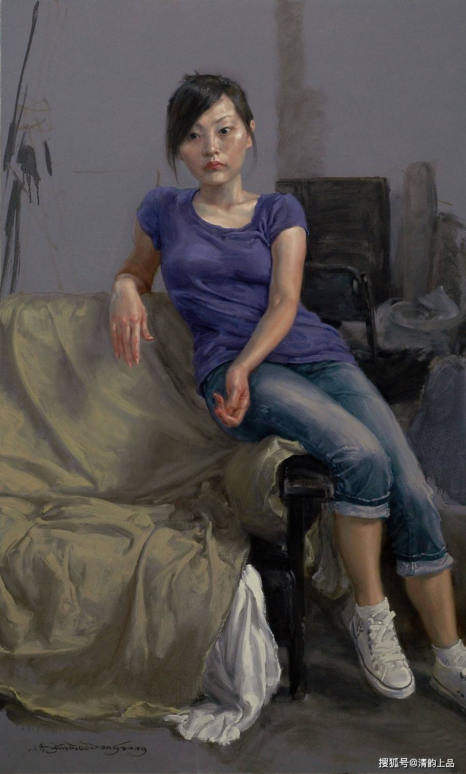 油画家于小冬人物油画作品欣赏