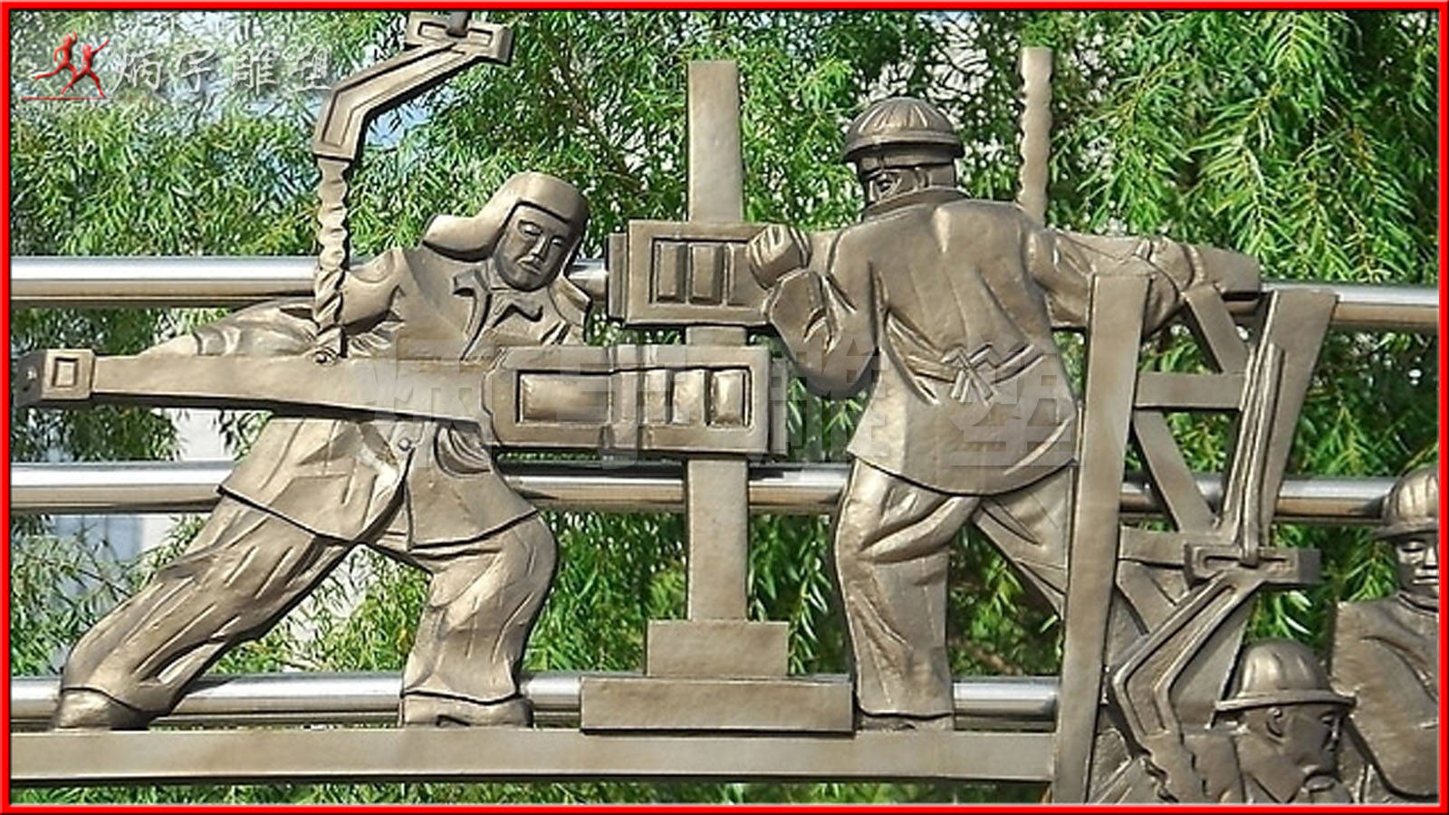 石油工人雕塑 大型浮雕墙,铸铜人物雕塑石油工人雕塑,人物铜雕,劳动
