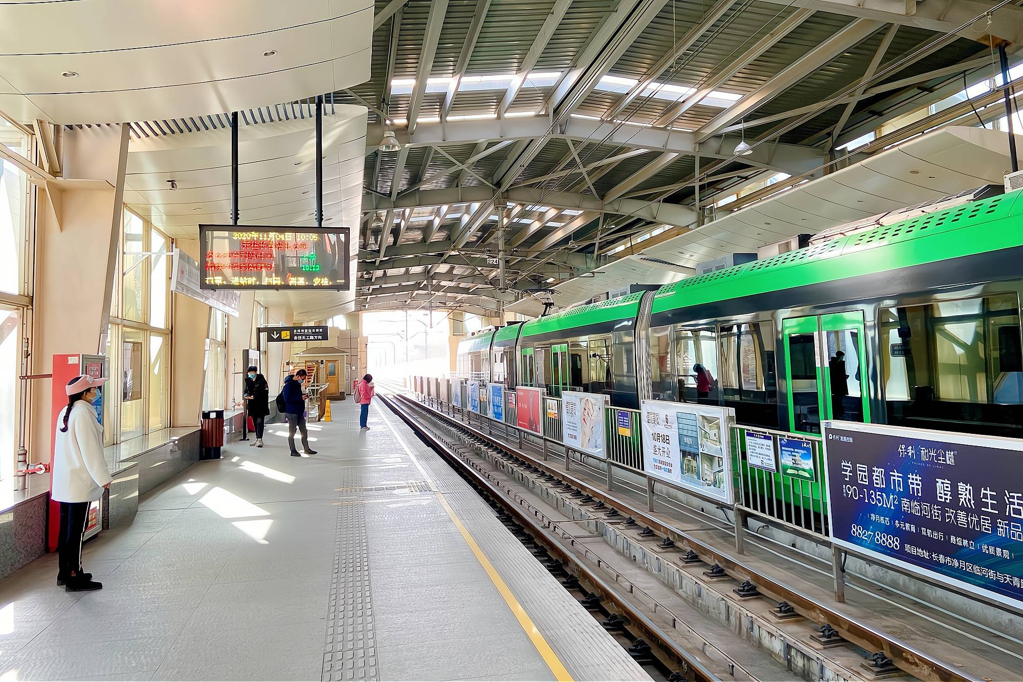 长春“最有特色”的地铁站，仿古建筑尽显古色古香，像是穿越了_车站