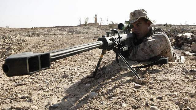 sop超长距狙击枪:更像是机炮的步枪,挑战世界纪录的