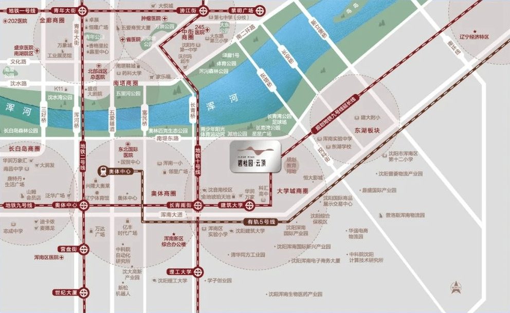 长青板块,是沈阳跨过浑河南岸最先繁华起来的区域之一.