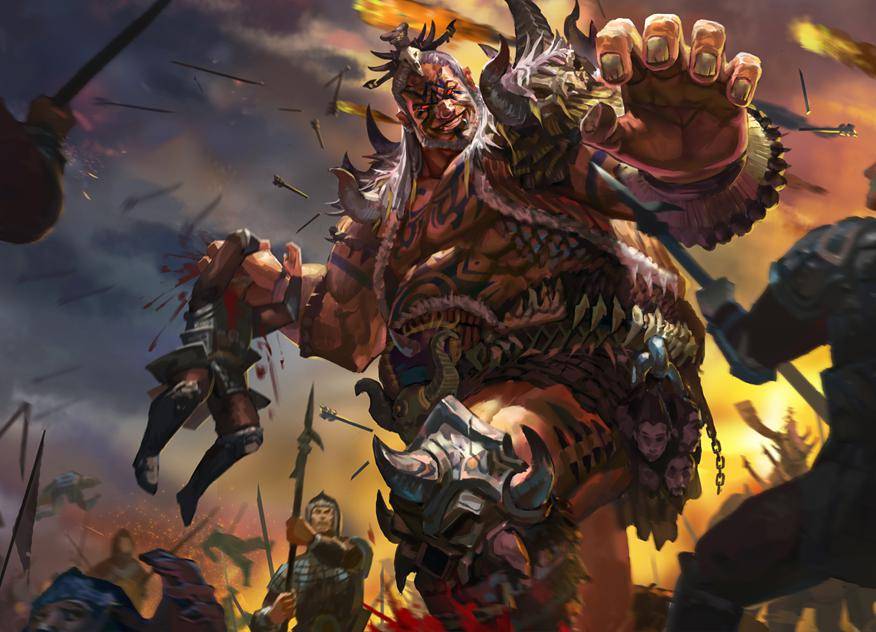 三国杀：挨打白板or不死战神？兀突骨强度引玩家争议，实战封神_武将