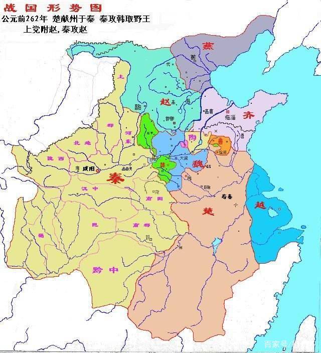 原创春秋战国时期的版图变化:可以清楚从诸侯争霸到秦国统一的过程