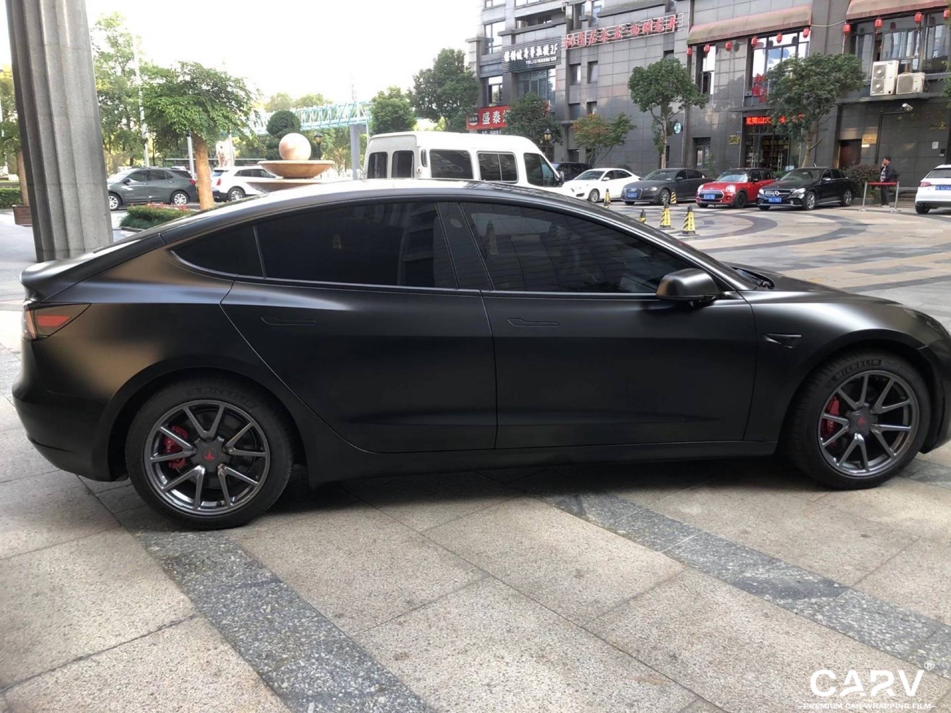 特斯拉model3电光金属黑1219