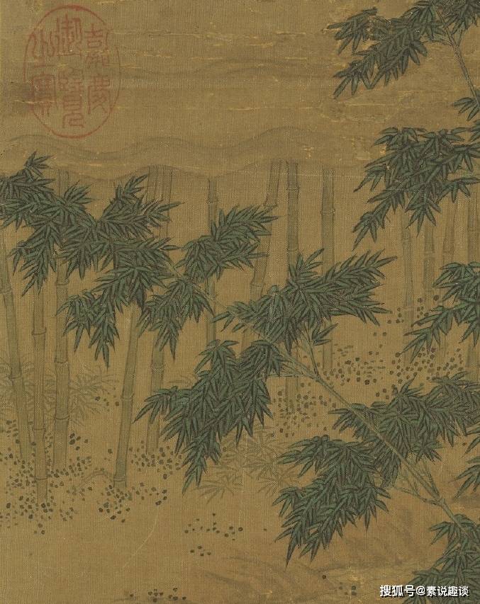 700年前的一个仙女掉落竹林古画中的她想飞却又被困住了