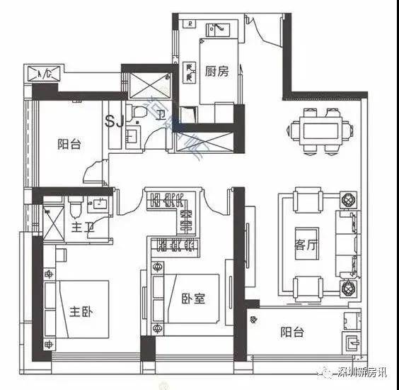 【深圳【新世界临海揽山】售楼处电话—最新图文解析_户型