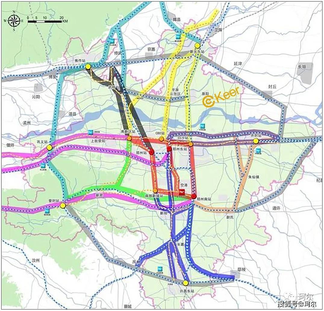 河南这张十四五规划图火了,从中可以看出轨道交通新的调整走向!