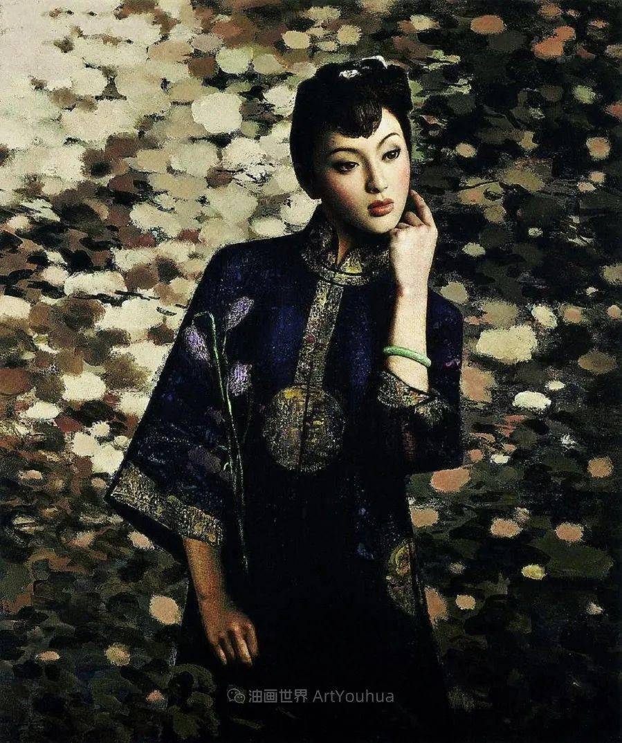 中国油画家谢楚余女性人物油画作品赏析_搜狐网