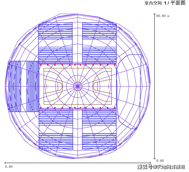 穹顶体育馆照明设计方案