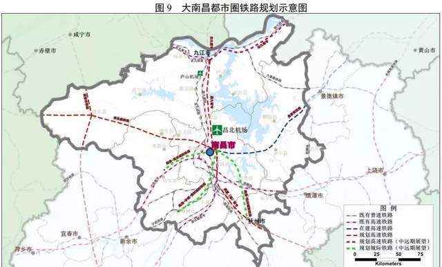 大南昌都市圈综合交通规划出炉铁路轨道交通重点建设项目公布
