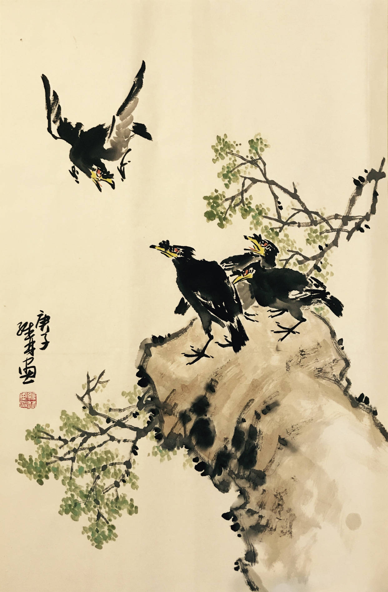 现代实力派中青年花鸟画家叶维林作品欣赏