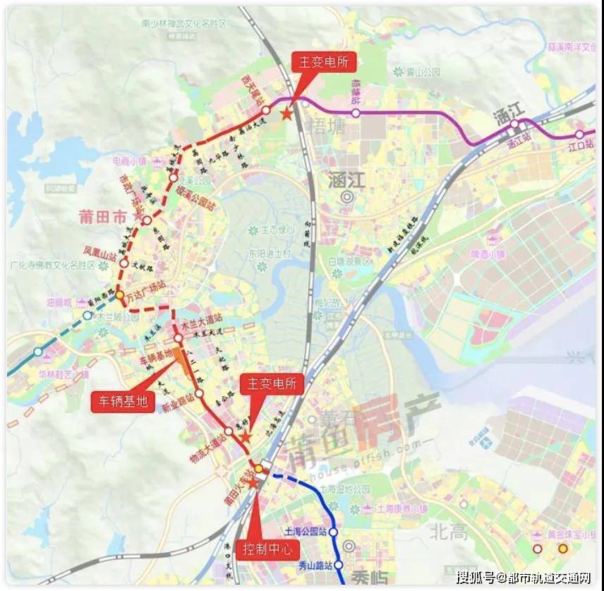 相关规划:f2线西天尾-莆田站段