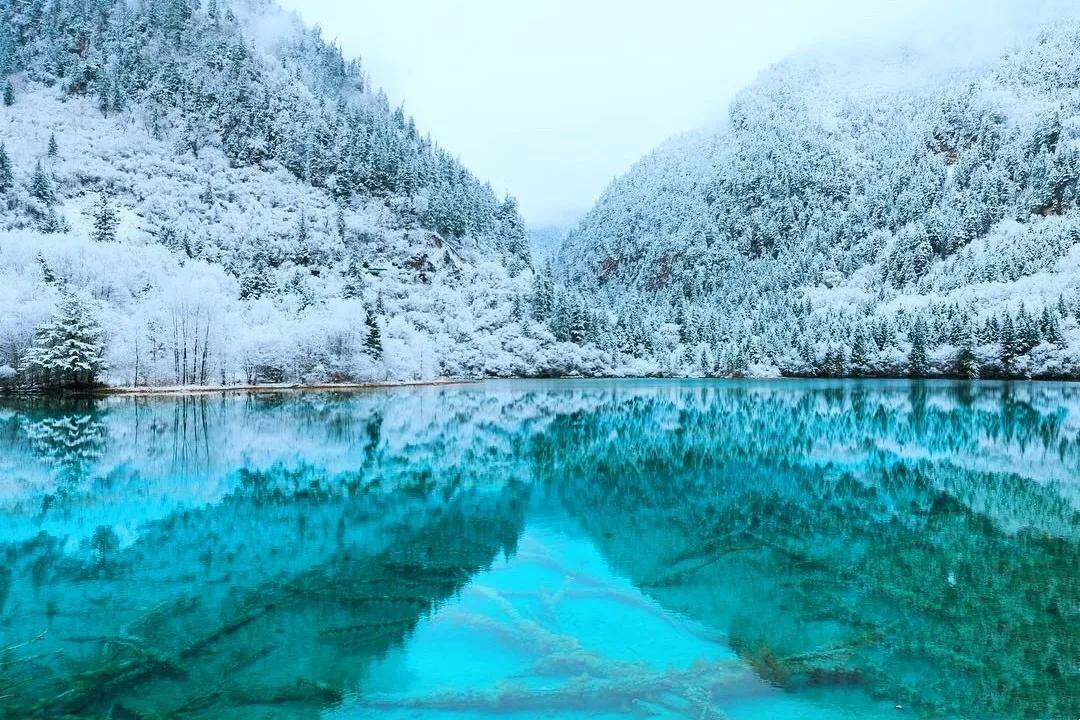 四川哪里看雪好, 九寨沟黄龙冬天旅行美吗?