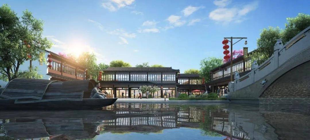 ▌绿城川菜小镇商街建筑效果图 因地制宜的全维度生活场景导入,一庭