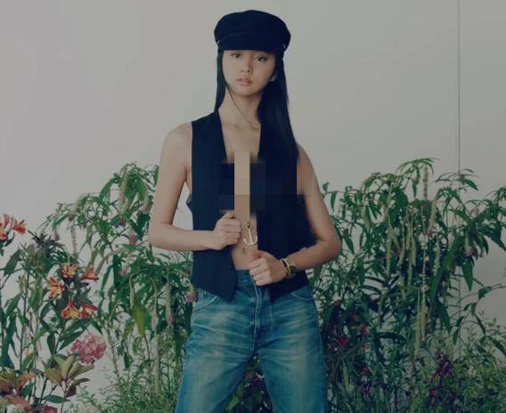 木村拓哉17岁女儿性感写真惹争议,裸上身秀好身材