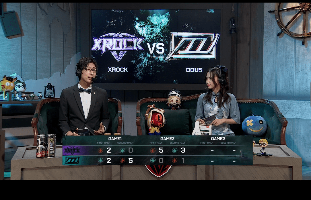常规赛|第五人格IVL职业联赛秋季赛常规赛XROCK vs DOU5第二局 XORCK发挥出色扳回一局