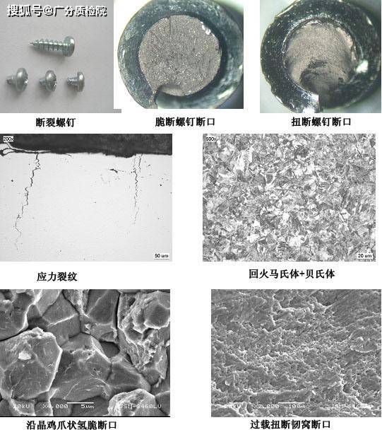 概况:螺钉使用于木质材料的紧固,使用十周左右,批量发生横向断裂.