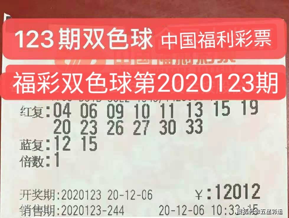 双色球20123期晒票欣赏,彩民:号码选择有些"奇葩"_彩票