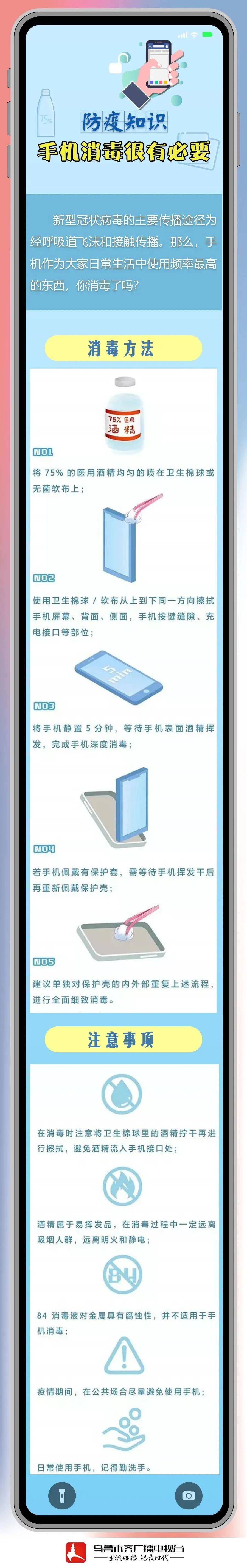 图解| 防疫知识——手机消毒很有必要