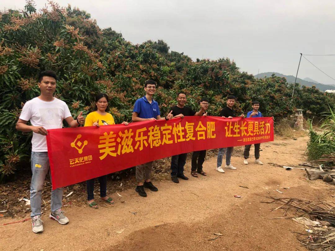 陈光武(左四)美滋乐省事的"秘密"对于为什么美滋乐肥效能够比普通肥料