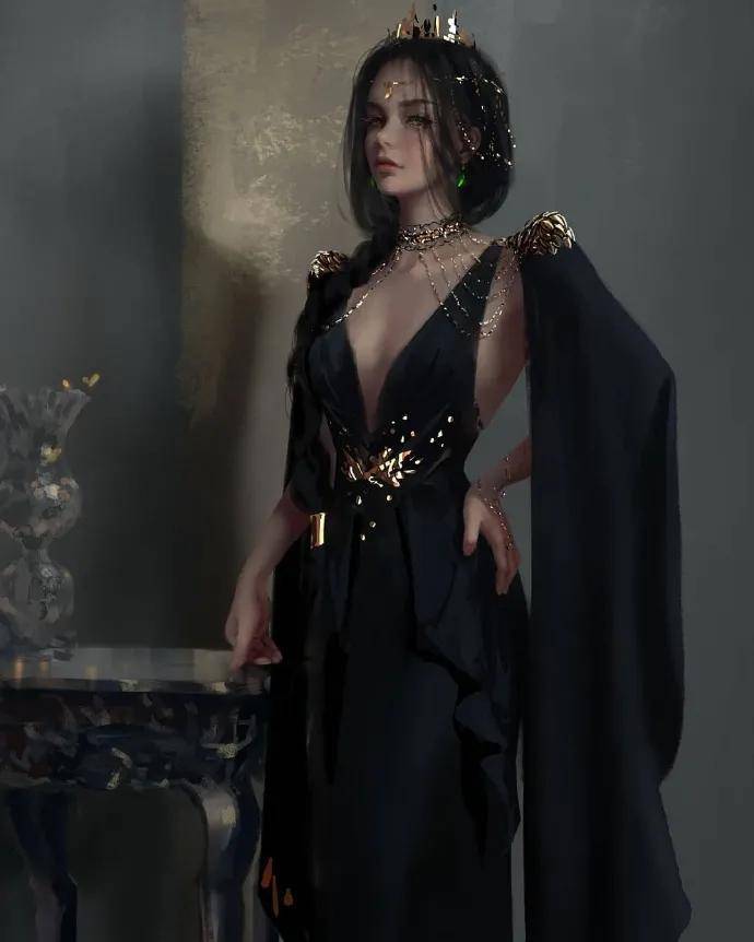 cg原画插画教程:冷艳绝美的画风 . wlop 鬼刀