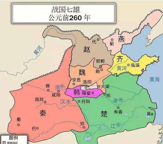 春秋战国人口_春秋战国地图