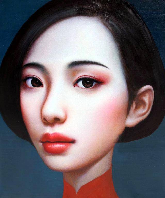 图片[16]-青年艺术家张向明油画中的北京女孩-魔性次元