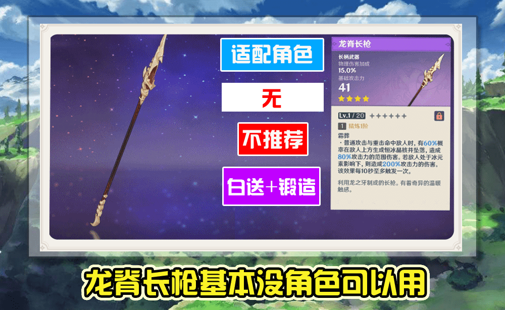 原神:腐殖之剑给谁用?1.2版本五把新武器详细分析,雷泽福音来了_角色