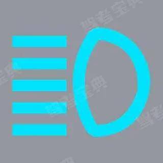7,机动车仪表板上(如图所示)亮时表示什么?