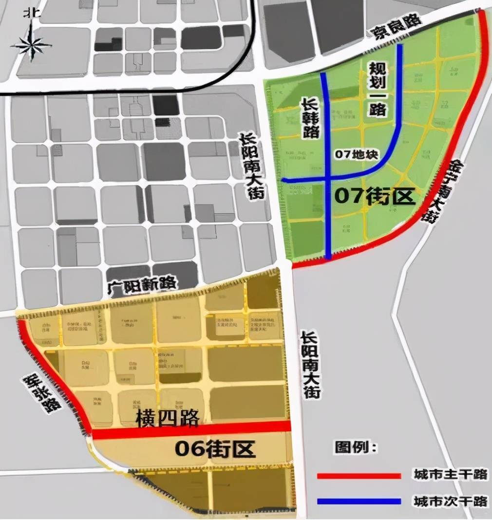 按照规划,房山区利用长阳镇中心区06,07 街区建设中心城安置房及当地