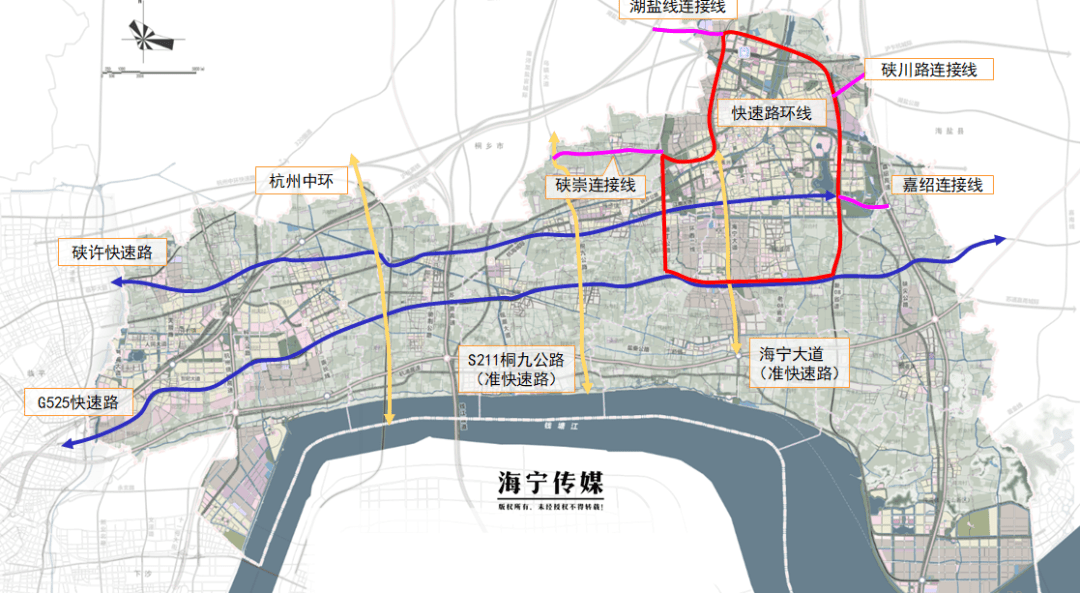 涉及杭州的交通规划海宁市未来五年的规划中有多条规划铁路交通轨道