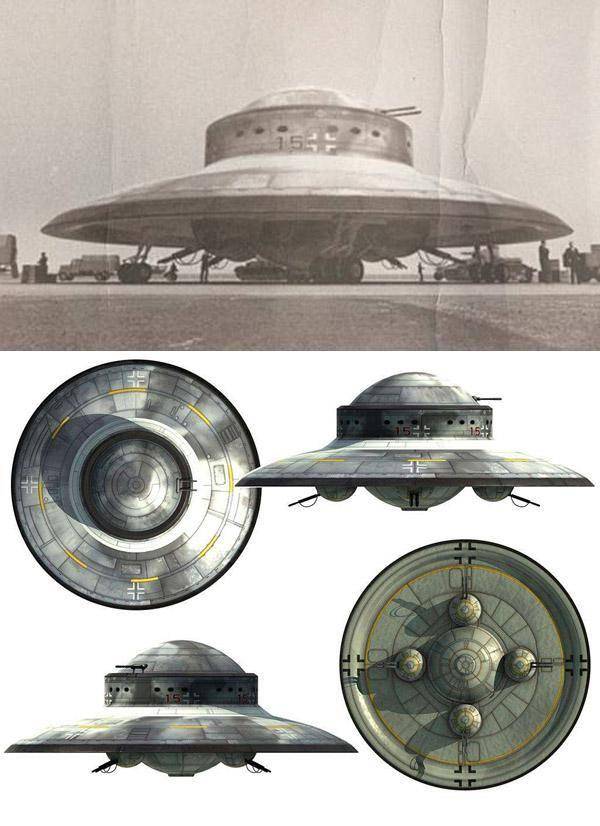 原创纳粹飞碟曾经参加过二战!