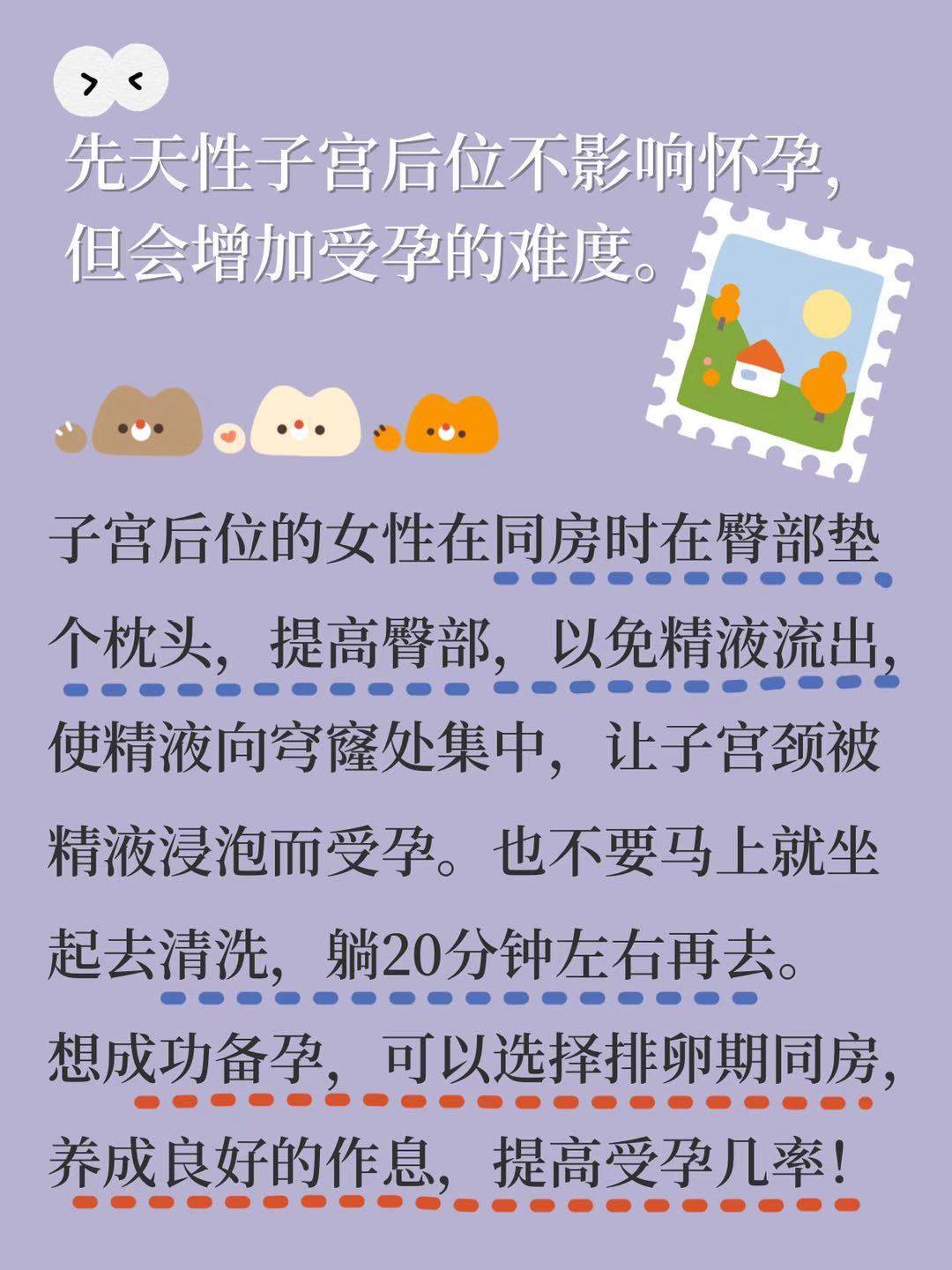 子宫前位子宫后位那种更容易怀孕有区别吗